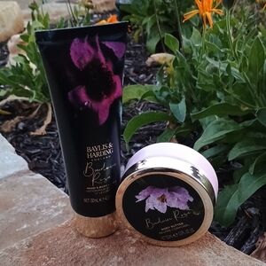 Baylis & Harding Boudoire Rose Hand Cream and Body Butter Set NWT